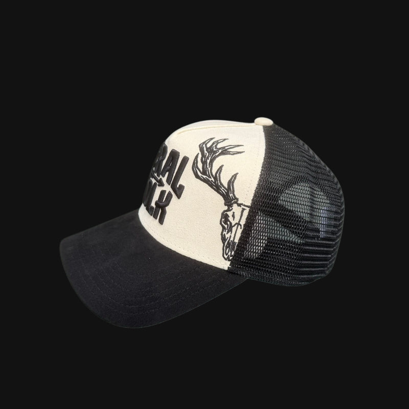 Drop 002: Skull "Stag" Trucker - Tundra Stone