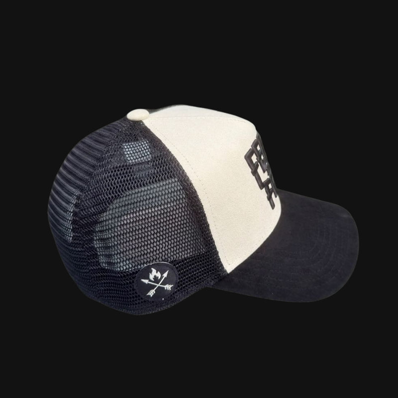Drop 002: Skull "Stag" Trucker - Tundra Stone