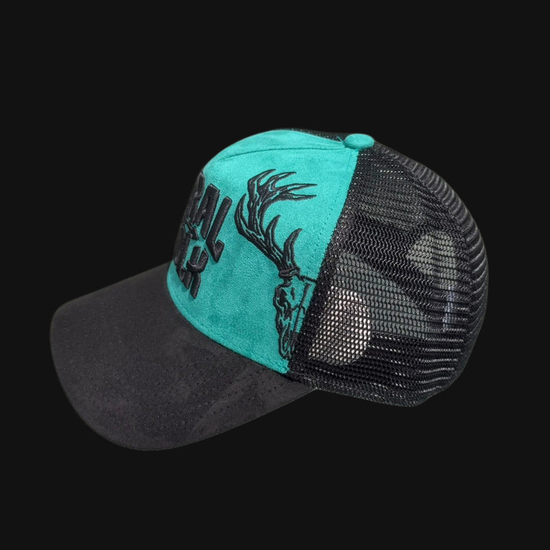 Drop 002: Skull "Stag" Trucker - Oxidized Copper