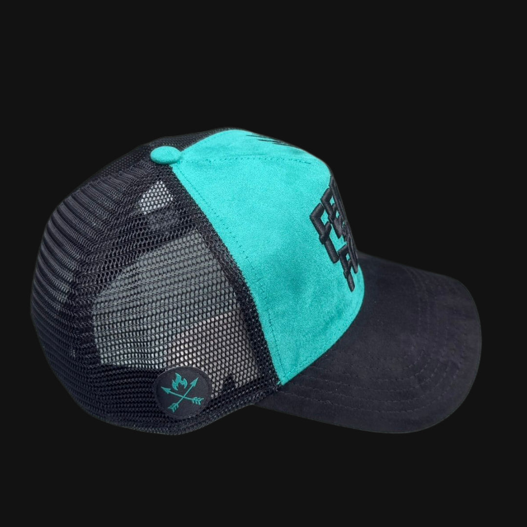 Drop 002: Skull "Stag" Trucker - Oxidized Copper
