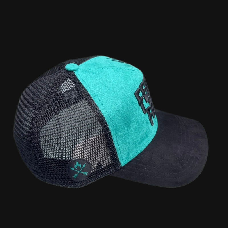Drop 002: Skull "Stag" Trucker - Oxidized Copper